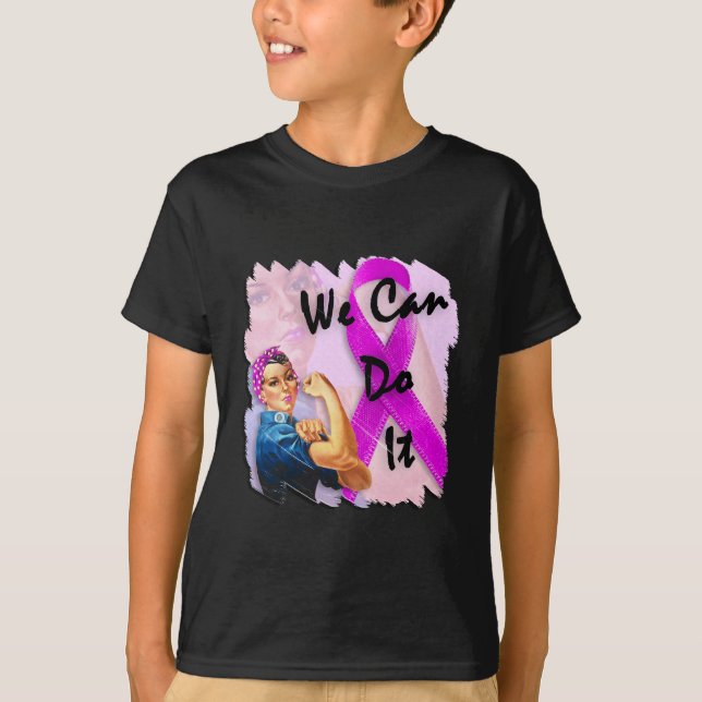 Camiseta Mes de la conciencia del cáncer de pecho, (Anverso)