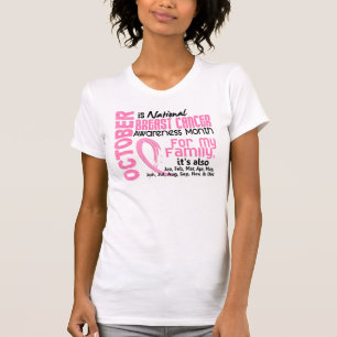 Camiseta Mes de la conciencia del cáncer de pecho para mi