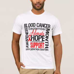 Camiseta Mes de la conciencia del cáncer de sangre