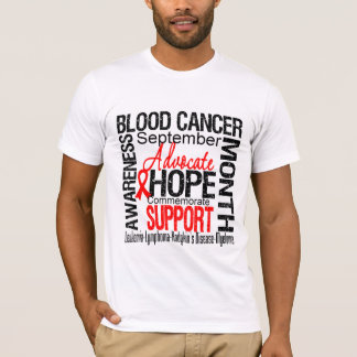 Camiseta Mes de la conciencia del cáncer de sangre