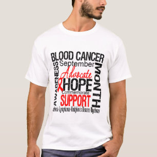 Camiseta Mes de la conciencia del cáncer de sangre
