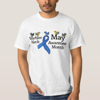 Camiseta Mes de la conciencia del cuello de la curruca de