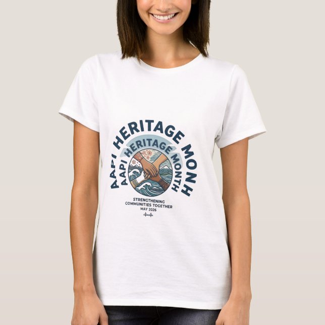 Camiseta Mes de la Herencia de AAPI 2026 Poder en la Unidad (Anverso)