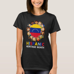 Camiseta Mes de la Herencia Hispana Bandera de Venezuela Ch