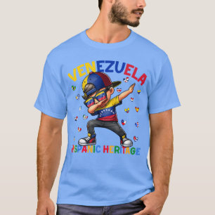 Camiseta Mes de la Herencia Hispana Bandera de Venezuela s 