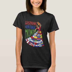 Camiseta Mes de la Herencia Hispana Chica Mexicana Latina