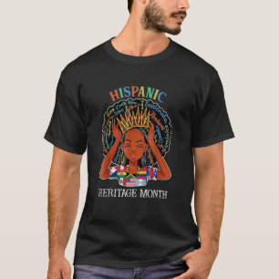 Camiseta Mes de la Herencia Hispana Chicas Latinas Banderas