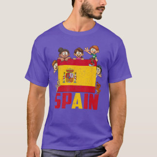 Camiseta Mes de la Herencia Hispana España Niños Niñasvinil