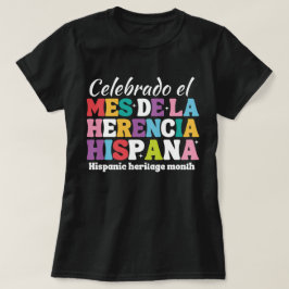 Camiseta mes de la herencia hispana, hispano