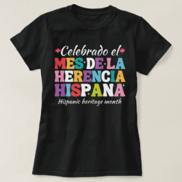 Camiseta mes de la herencia hispana, hispano