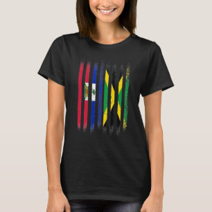 Camiseta Mes de la Herencia Hispana Jamaicana Haitiana Hait