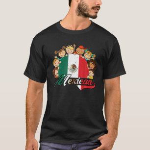 Camiseta Mes de la Herencia Hispana México Niños Chicas