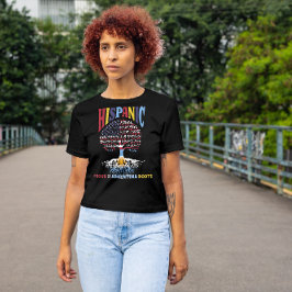 Camiseta Mes de la herencia hispana Orgullosas raíces argen