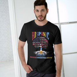 Camiseta Mes de la herencia hispana Orgullosas raíces argen