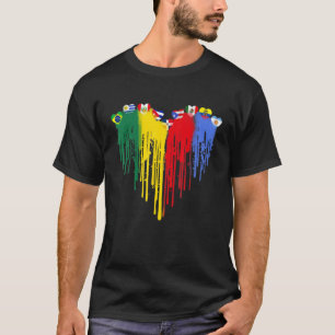 Camiseta Mes de la Herencia Hispana Orgullosos Latinos Homb