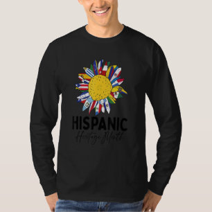 Camiseta Mes de la Herencia Hispana Países de Habla Hispana