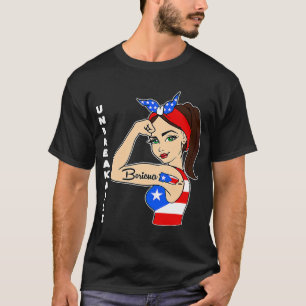 Camiseta Mes de la herencia hispánica Bandera Boricua de Pu