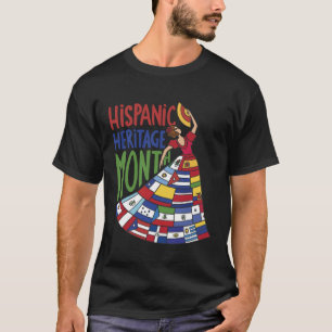 Camiseta Mes de la herencia hispánica Chica Latina