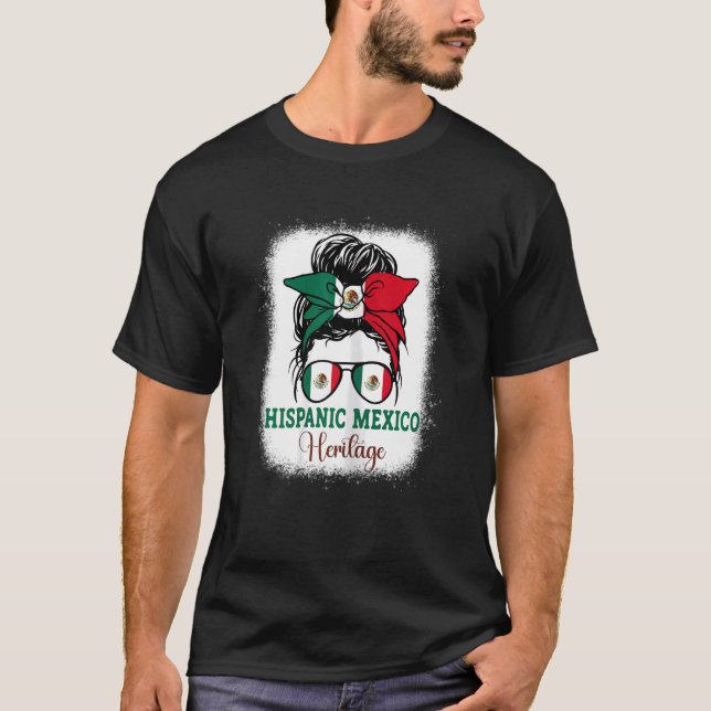 Camiseta Mes de la herencia hispánica de las mujeres Bander (Anverso)