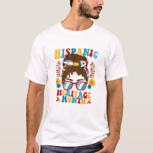 Camiseta Mes de la herencia hispánica de las mujeres en tod