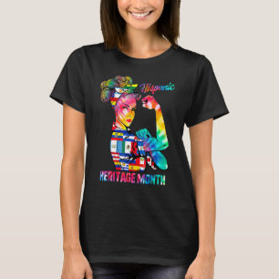 Camiseta Mes de la herencia hispánica flanquea a mujeres Ch
