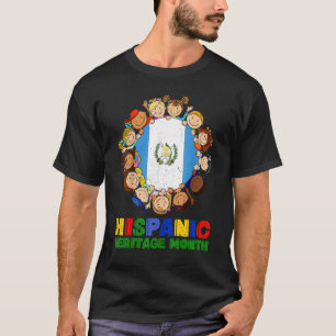 Camiseta Mes de la herencia hispánica Guatemala Niños Chica