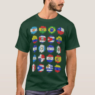 Camiseta Mes de la herencia hispánica Latín Todos los paíse