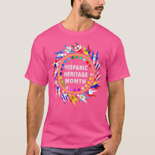 Camiseta Mes de la herencia hispánica Los países latinos ma
