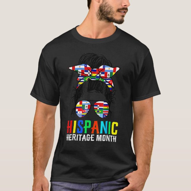 Camiseta Mes de la herencia hispánica nacional: El latín ti (Anverso)