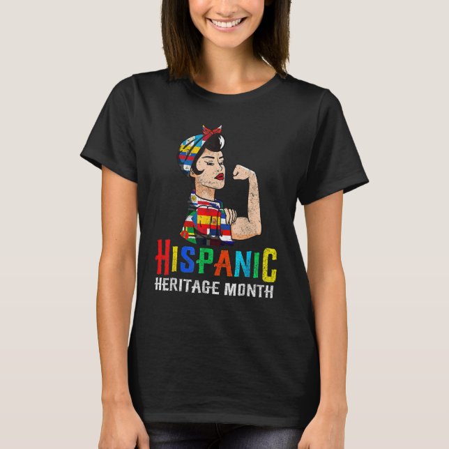 Camiseta Mes de la herencia hispánica nacional: El latín ti (Anverso)