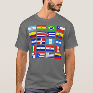 Camiseta Mes de la herencia hispánica Países latinos Estado