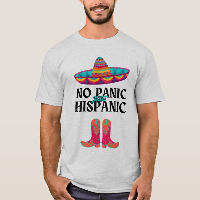 Camiseta Mes de la herencia hispánica sin gracia hispánica (Anverso)