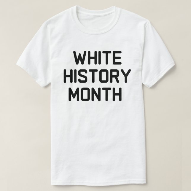 Camiseta Mes de la Historia Blanca (Diseño del anverso)
