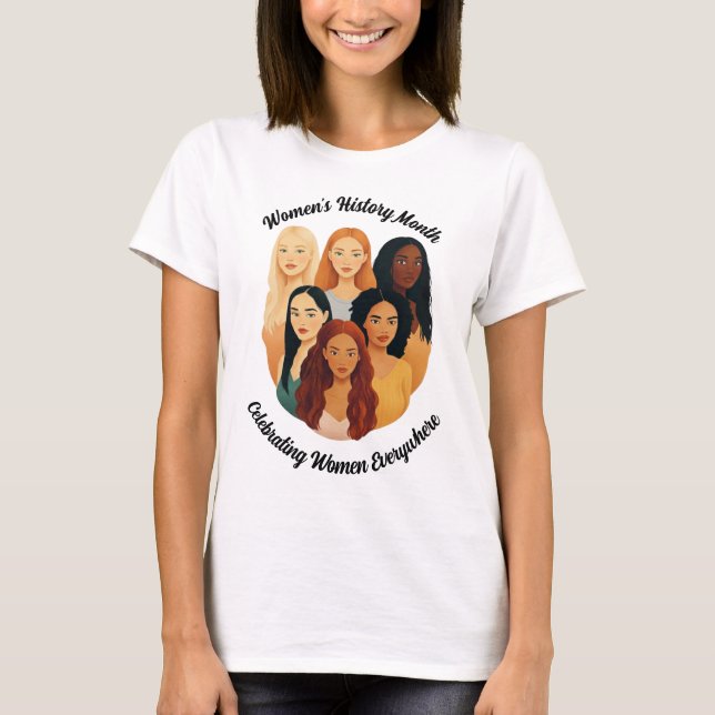 Camiseta Mes de la Historia de la Mujer (Anverso)