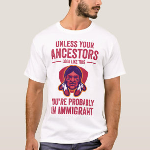 Camiseta Mes de la historia de los indios nativos estadouni