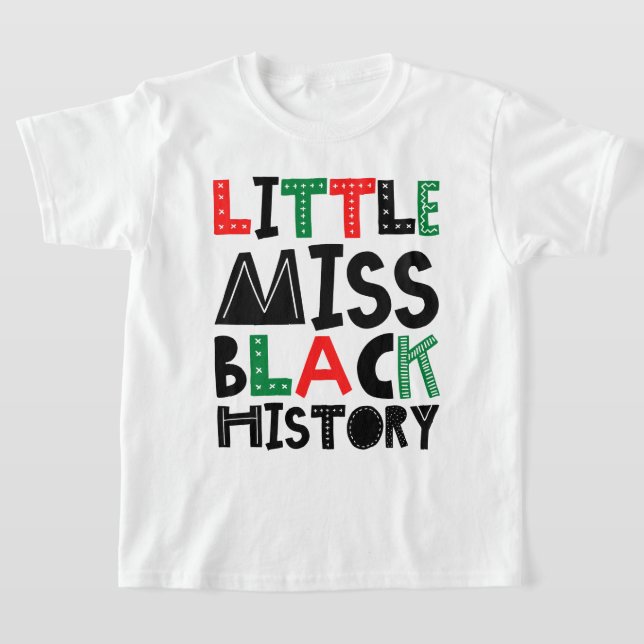 Camiseta Mes de la historia de Miss Negra (Distribución)