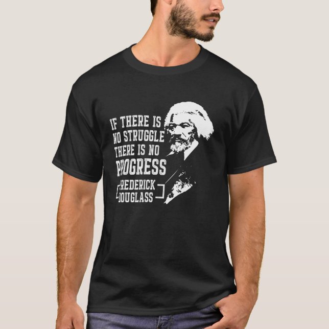Camiseta Mes de la historia del negro de la cita de (Anverso)