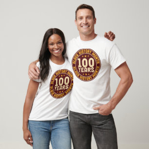 Camiseta Mes de la Historia Negra 100 Años