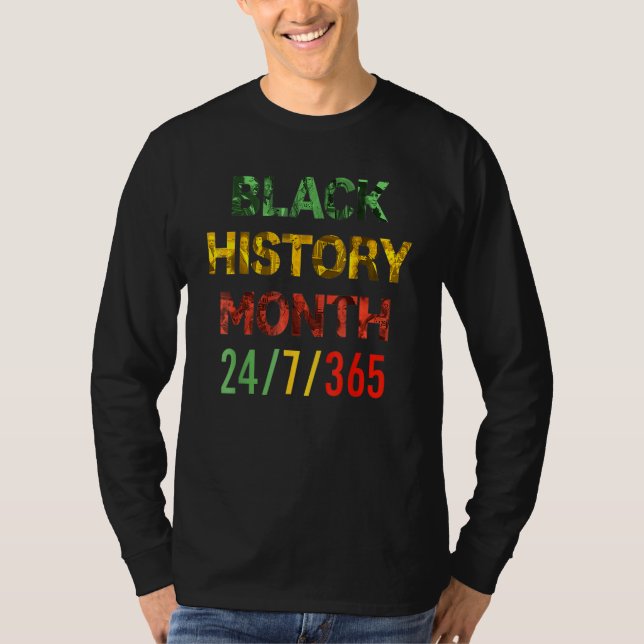 Camiseta Mes de la historia negra 2022 Historia negra 365 M (Anverso)