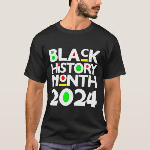 Camiseta Mes de la Historia Negra 2025 Melanina Orgullo Afr
