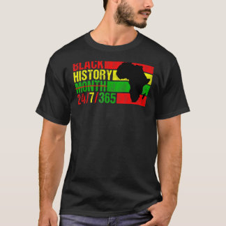 Camiseta Mes de la historia negra 247365 Hombres de orgullo