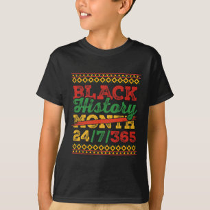 Camiseta Mes de la historia negra 247365 Hombres Mujeres Ni