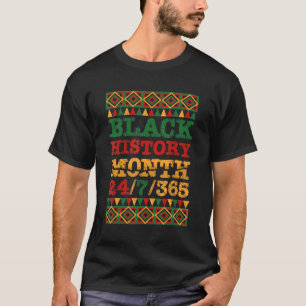 Camiseta Mes de la Historia Negra 247365 Mapa de África 202