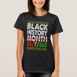 Camiseta Mes de la Historia Negra 247365 Mapa de África Mel