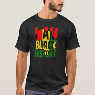 Camiseta Mes de la Historia Negra 247365 Mapa de África Mel