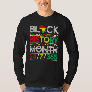 Camiseta Mes de la historia negra 247365 Melanin negro afri
