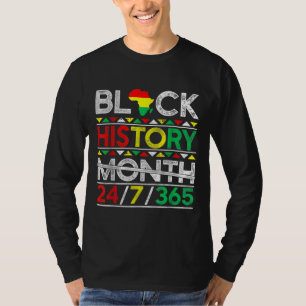 Camiseta Mes de la historia negra 247365 Melanin negro afri