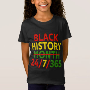Camiseta Mes de la historia negra 247365 Melanin negro afri