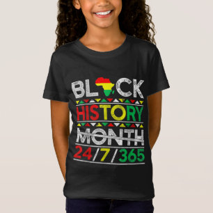 Camiseta Mes de la historia negra 247365 Melanin negro afri