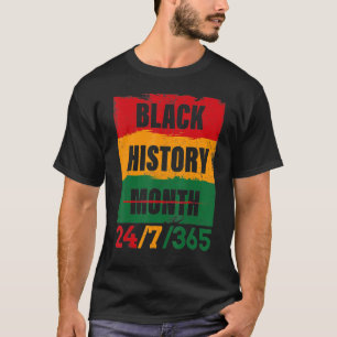 Camiseta Mes de la historia negra 247365 Melanin negro afri